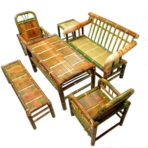 竹茶桌椅组合竹子桌子家用茶室竹桌现代简约休闲餐桌楠竹制品家具